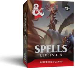 D&D Reference Cards: Spells (Levels 4-5)