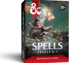 D&D Reference Cards: Spells (Levels 0-1)