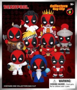 Deadpool 3D Foam Bag Clips