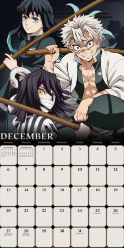 Demon Slayer 2027 Official Wall Calendar