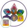 Dice Set - Multi-Coloured Ducks