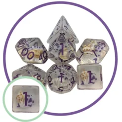 Dice Set - Sea Shell