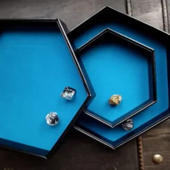 Dice tray: Faux leather - Owl