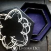 Dice tray: Faux leather - Urnes Snake & Horse