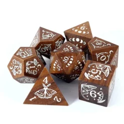 Disas Calling - Set of 7 wooden dice