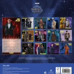 Doctor Who Classic Edition Official 2027 Wall Calendar