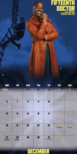 Doctor Who Classic Edition Official 2027 Wall Calendar