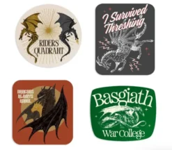 Dragon Rider Vinyl Stickers - Set of 4