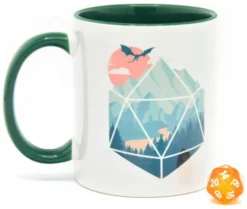 D20 Scene -Mug & Random D20 Die- Gift Set Gift Set