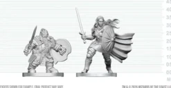 Dwarf Fighter & Orc Paladin