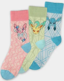 Eevee Evolution L-G-S Socks Size 39/42