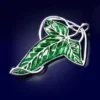 Elven Leaf Brooch (silver plated)