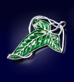 Elven Leaf Brooch (silver plated)
