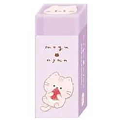 Eraser: Tabby Cat & Strawberry