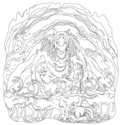 Fantasy Forest Coloring Book: John Bauer's World of Fairies and Trolls
