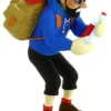 Figur 12 cm resin Haddock med tom flaska