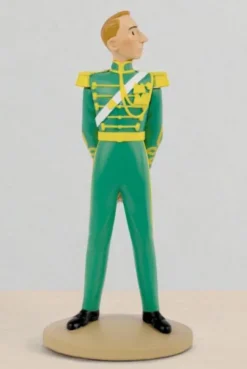 Figur 12 cm resin Hergé som officer