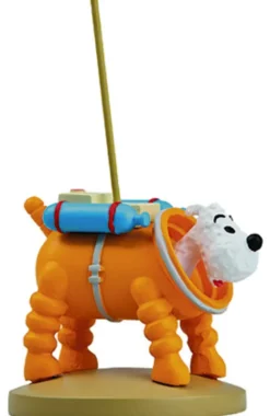 Figur 12 cm resin Milou kosmonaut