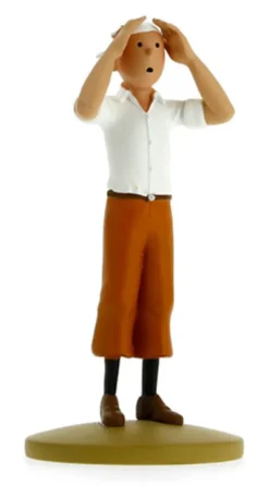 Figur 12 cm resin Tintin i öknen