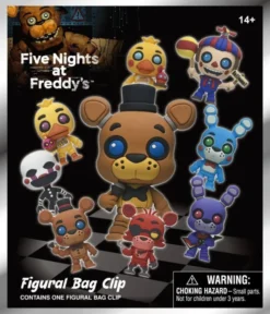Five Nights at Freddy's 3D PVC Bag Clips Series 1