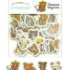 Flake Seal Stickers: Chairoikoguma White