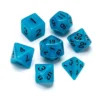 Fluorescent Blue - Numbers: Black