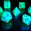Fluorescent Green & Blue - Numbers: Black