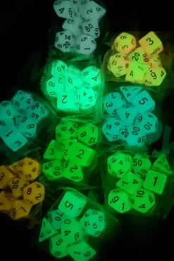 Fluorescent White - Numbers: Black