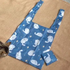 Foldable Bag - Starry Luna Cats