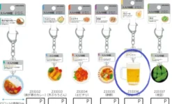 Food Miniature 3D Keychain - Beer