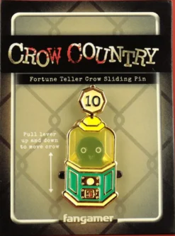 Fortune Teller Crow Sliding Pin