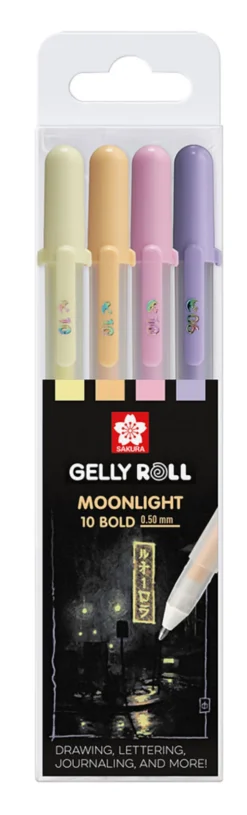 Gelly Roll Gel Pens 4 Set - Moonlight Pastel Sunset