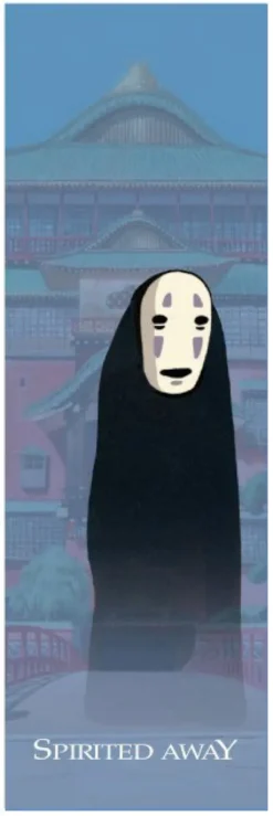 Ghibli Bookmark no. 3- Spirited Away Blue