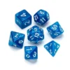Glitter Blue - Numbers: White