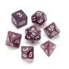 Glitter Purple - Numbers: White