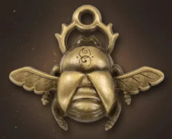 Gold Scarab Pin