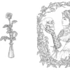 Gothic Colouring Book - Embrace the Darkness
