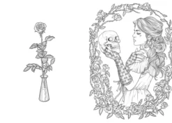 Gothic Colouring Book - Embrace the Darkness