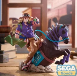 Gyro Zeppeli & Horse Steel Ball Run PVC Figure 18 cm