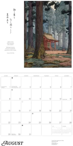 Haiku: Japanese Art and Poetry 2027 Wall Calendar