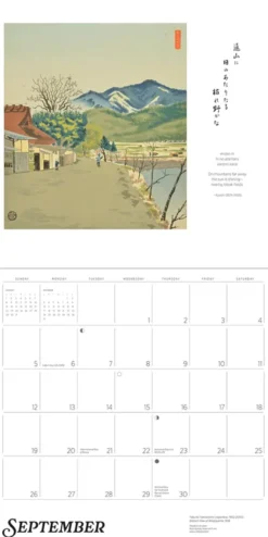 Haiku: Japanese Art and Poetry 2027 Wall Calendar