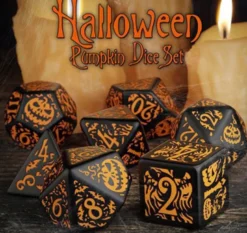 Halloween Pumpkin Dice Set
