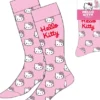 Hello Kitty Face Pink Socks size 36-43