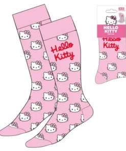 Hello Kitty Face Pink Socks size 36-43