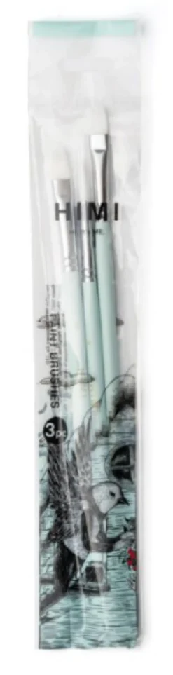 HIMI Brush Set of 3 - Green Edition