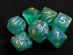 Hot springs set of 7 Dice