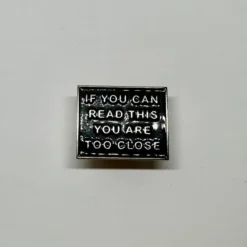 If You Can Read This Pin (Silver)