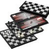 3 in 1 Chess, Backgammon and Checkers Set