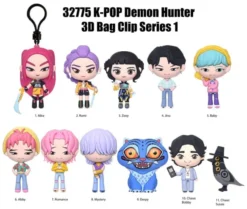 K-Pop Demon Hunter 3D PVC Bag Clips Series 1