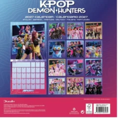 K-Pop Demon Hunters 2027 16-Month Official Wall Calendar